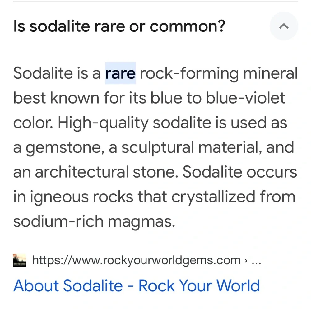NATURAL SODALITE BRACELET | Dark Blue